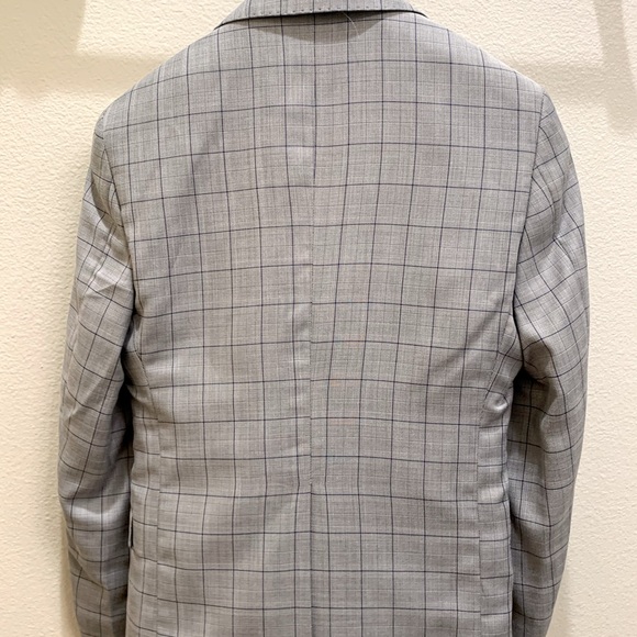 NWOT ROSSI MAN GRAY PLAID SIZE 34S - Picture 8 of 10